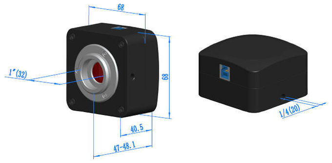 USB 3,0 CCD-Cameramicroscoop Biologisch C zet Microscoopcamera op